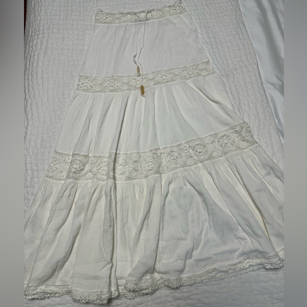 Michelle Jonas Tiered Maxi Skirt